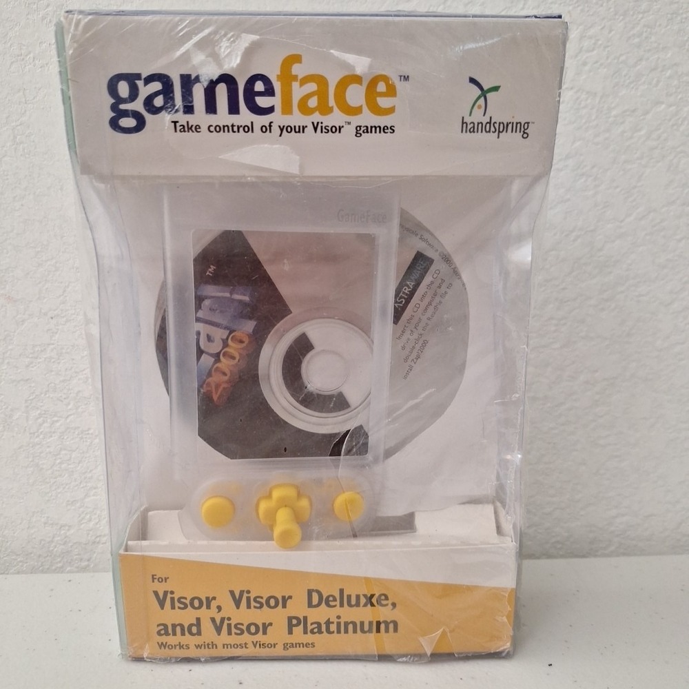 VTG Handspring Visor Deluxe Platinum Gameface Joystick Accessory NEW SEALED